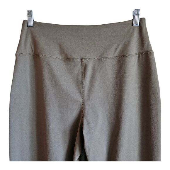 GARNET HILL Women's M Ascent Pants Olive Pull On Wide Leg Cropped Knit 28 x 25.5 - Picture 7 of 9